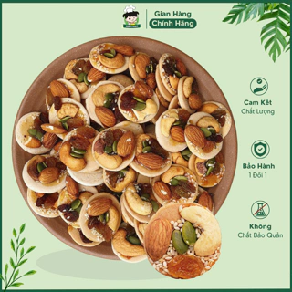 Bánh Quy Đồng Tiền Mix Hạt Dinh Dưỡng,Eatclean, Healthy, Bánh Siêu Hạt Dinh Dưỡng, Bánh Nổ Mix Hạt Ăn Chay Ăn Thô