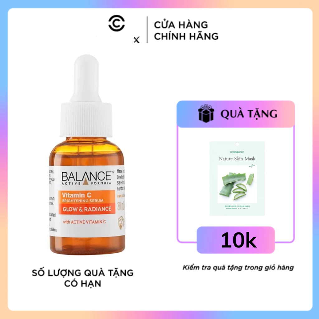 Serum Balance Vitamin C Brightening Serum Glow & Radiance 30ml