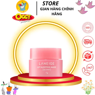 Mặt Nạ Ngủ Môi Dưỡng Ẩm, Căng Bóng Mềm Mịn Hương Dâu Laneig Lip Night Mask 3g