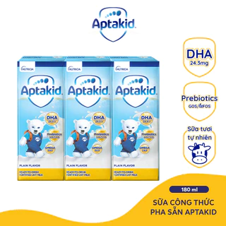 Date 11/2024 Sữa Công Thức Aptakid Pha Sẵn 180ml thùng x 27hộp 180ml