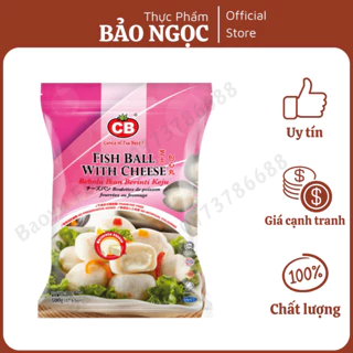 Cá Viên, viên thả lẩu Nhân Phô Mai tan chảy CB 500g - Cá viên chiên phomai Malaysia -ship hỏa tốc Hà Nội