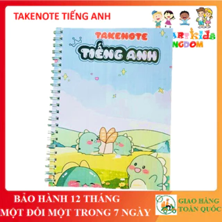 (Phiên bản mới) Sổ Tay Takenote Tiếng Anh - Sổ giấy lò xo khổ A5