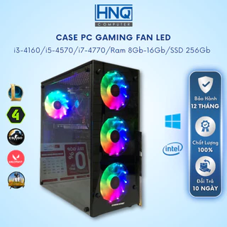 Bộ Case PC Máy Tính Chơi Game (H81,i34160, i5 4570, i7 4770 Ram 8G/16Gb, SSD 128G, VGA GTX 7xx) BẢO HÀNH 12 THÁNG