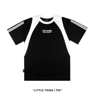 Áo thun Unisex Undo Little Thing Màu Đen phối Trắng - 100% cotton dày dặn