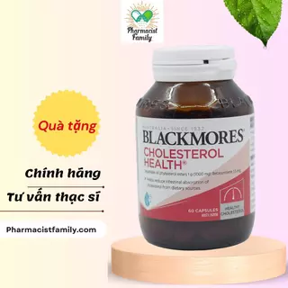 Viên uống giảm mỡ máu [Úc] Blackmores Cholesterol Health - 60 viên