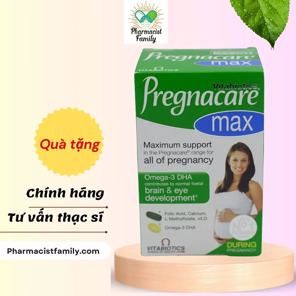 Pregnacare Max Vitamin tổng hợp, Omega 3 cho bà bầu