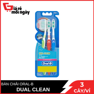 Bàn Chải Oral B Dual Clean Vỉ 3