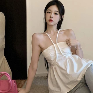 ÁO BABYDOLL CÚP NGỰC DÂY YẾM ĐEO CỔ CỰC XINH