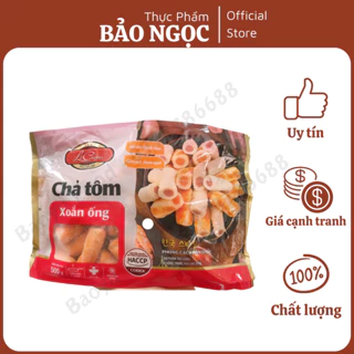 Chả tôm xoắn ống 500gr - viên thả lẩu, chiên rán cực ngon, chế biến siêu dễ - ship hỏa tốc Hà Nội