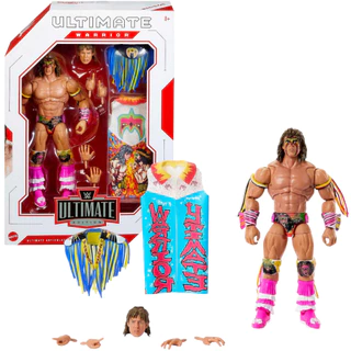 Mô hình nhân vật WWE Ultimate Warrior Ultimate Edition 15 Chính hãng Mattel