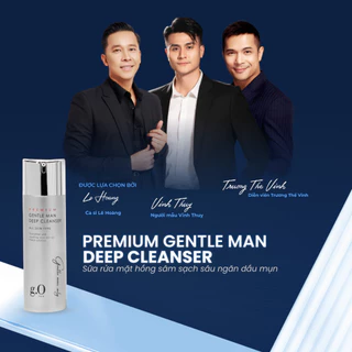 Sữa Rửa Mặt g.O Premium Gentle Man Deep Cleanser 150ml giúp làm sạch sâu và giữ ẩm cho da, kể cả da nhạy cảm