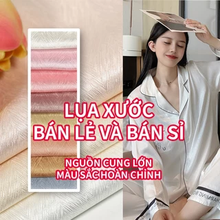 Vải lụa xước xương cá,lụa xước vân gỗ,mặt vải sáng mịn ,lên đồ bộ sang chảnh , hàng luôn sẵn số lượng trong kho