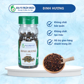 Đinh Hương Trân Châu | hũ nhựa 25g, 100% từ tự nhiên