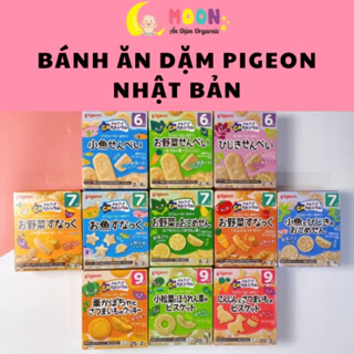 Bánh ăn dặm Pigeon cho bé từ 6-9 tháng DATE 9/24-2025