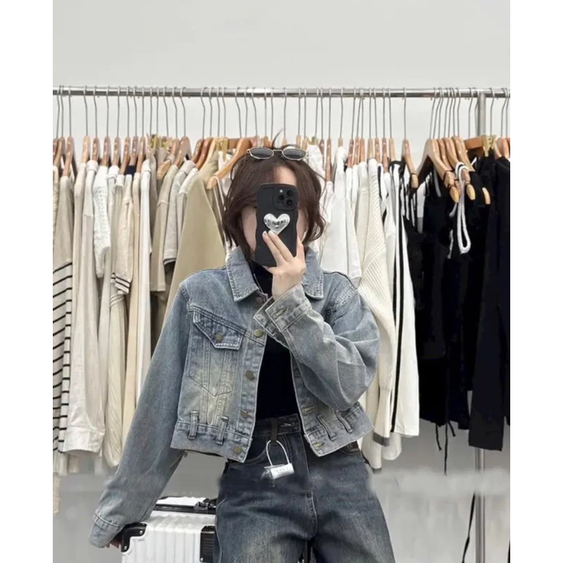 Áo croptop bò túi hộp siêu hót- Áo croptop bò cá tính, năng động