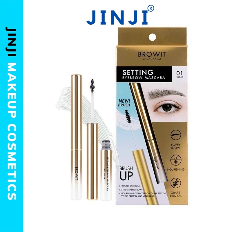 Mascara chải mày Browit Nongchat chuốt định hình lông mày đầu nhỏ không lem không trôi JINJI