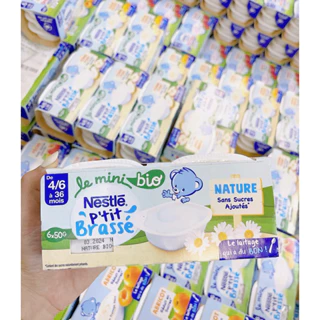 Sữa Chua Phomai Nestle P'tit Brasse nội địa Pháp Lốc 4 hộp/ 6 hộp cho bé từ 4/6m+ [ Hàng Air - BW Store ]