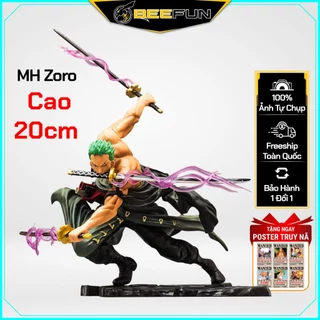 Mô hình Zoro, One Piece, chiến đấu cao 20cm, Beefun official