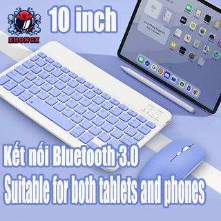 Bàn phím không dây Bluetooth cho Android iOSWindows Chuột không dây Sạc USB Kết nối tốt Bộ bàn phím chuột không dây