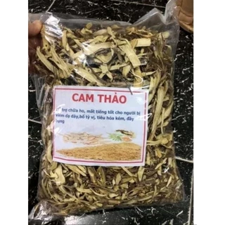 1 Kg cam thảo khô thái lát, hàng vip uống trà