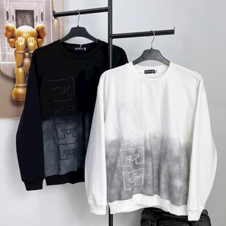 Áo Khoác Sweater Cổ Tròn Tay Dài Nam Nữ Cao Cấp Thêu Free Chất Nỉ Da Cá Phối Loang Xịn Sò Hoco124 124