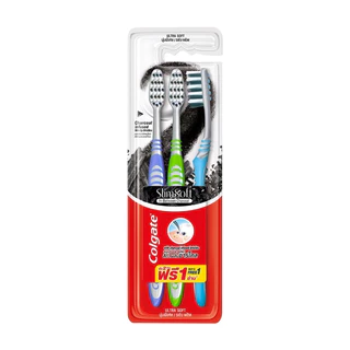 Bộ 3 bàn chải Colgate Slimsoft Between Charcoal