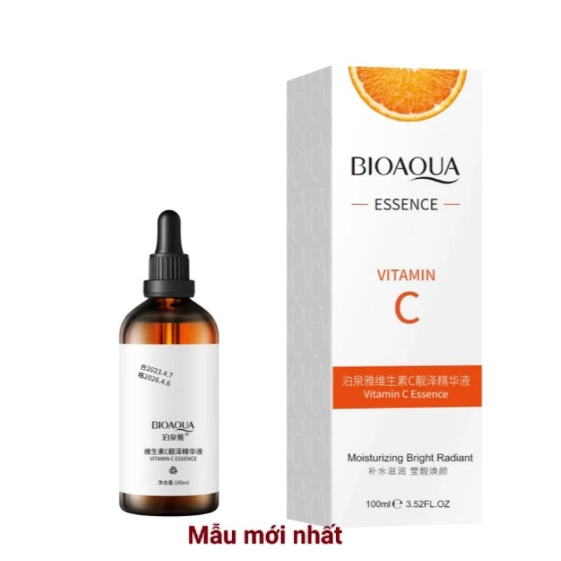 Tinh chất Vitamin C Essence Bioaqua  Dưỡng ẩm, Làm sáng da, Kiểm soát dầu nhờn