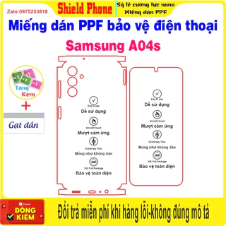 Miếng dán ppf bảo vệ điện thoại Samsung A04s