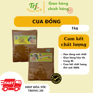 Cua đồng xay sẵn túi 1kg thơm mát cho món canh ngày hè [HN giao hỏa tốc]