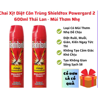 Xịt diệt muỗi, ruồi, gián, kiến Shieldtox Powergard 2 Thái Lan
