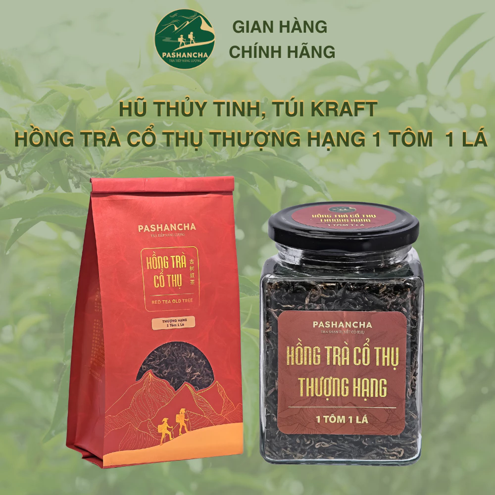 Hồng Trà Cổ Thụ Thượng Hạng 1 Tôm 1 Lá Trà Shan Tuyết Cổ Thụ Quà Biếu Tặng Lấy Từ Lá Trà 300-500 Tuổi Hà Giang