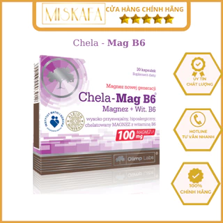 Chela-Mag B6 – Giúp Bổ sung Magie và Vitamin B6 cho mẹ bầu và sau sinh (Hộp 30 viên)-Nhập khẩu chính hãng