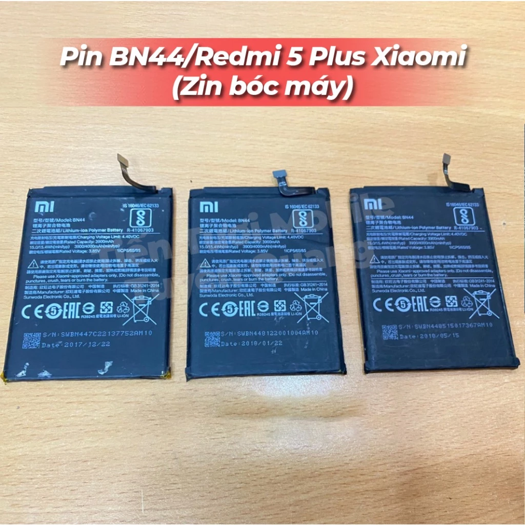 Pin BN44/Redmi 5 Plus Xiaomi Bóc Máy