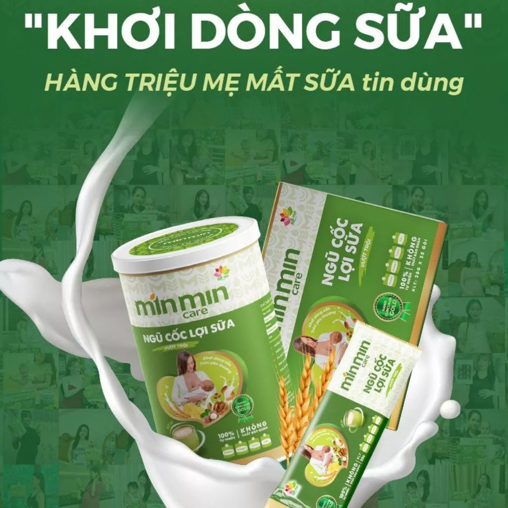 Combo 3 hộp Ngũ cốc lợi sữa 38 loại hạt Min Min care