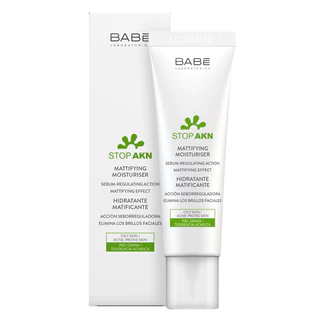 Kem dưỡng ẩm giảm mụn Babe Stop AKN Mattifying Moisturiser 50ml