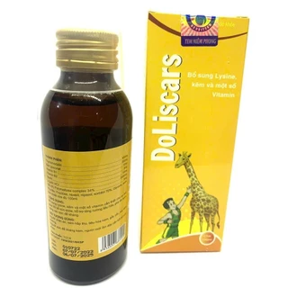 Doliscars bổ sung kẽm, vitamin hỗ trợ ăn ngon, tăng cường sức khỏe, đề kháng, tăng cường miễn dịch