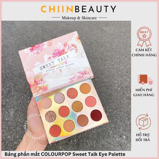 BILL US - Bảng phấn mắt Colourpop Sweet Talk tone cam hồng đào Blingbling Chiin Beauty