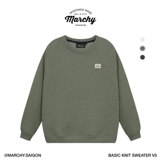 MARCHY - Basic Knit Sweater V3 - Áo len tay dài