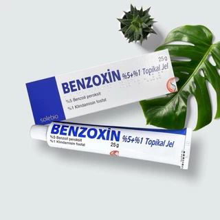 Gel Benzoxin gồm 5% benzoyl peroxide 25G giảm mụn ẩn, mụn trứng cá