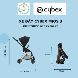 Xe đẩy gấp gọn Cybex Mios 3 - Frame Rose Gold phiên bản mới nhất