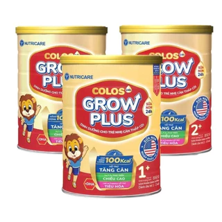 Sữa bột colos growplus 0+,1+,2+ lon 800gr