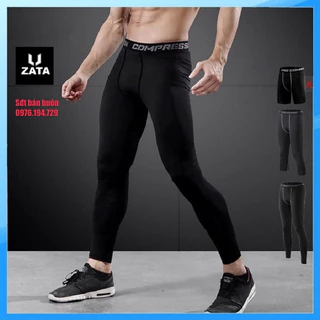 Quần Giữ Nhiệt Nam ZATA Quần Legging Nam Quần Dữ Nhiệt Nam Đá Bóng Combat Pro Cao Cấp Zata Vn - QGN