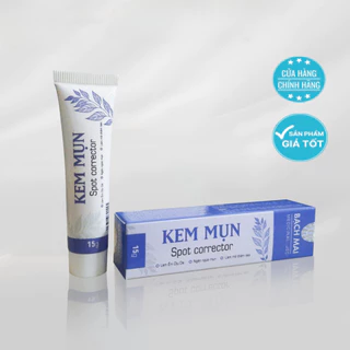 Kem mụn trứng cá, mụn đầu đen, mờ sẹo - Kem mun Spot Corrector chính hãng Bạch Mai (15g)