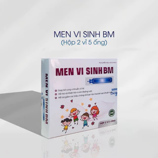 MEN VI SINH BẠCH MAI- Bổ sung lợi khuẩn đường tiêu hoá (2 vỉ x 5 ống)