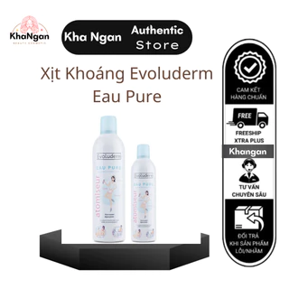 Xịt Khoáng Evoluderm Atomiseur Eau Pure Pháp