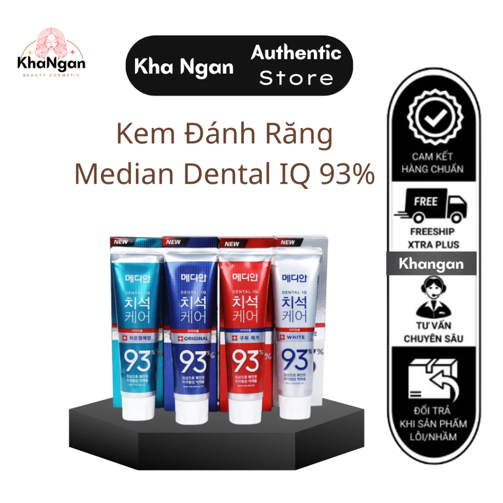 Kem đánh răng MEDIAN Dental IQ Toothpaste 93% - 120gr