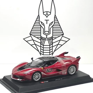 Mô Hình Xe Ôtô Kim Loại 1/24 Siêu Xe FERRARI FXXK Bburago Sẵn Đế Dùng Để Trưng Bày Bàn Làm Việc