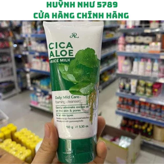 [CHÍNH HÃNG][Chỉ bán hàng thái]Sữa rửa mặt Cica Aloe + Roce Milk (mẫu mới)