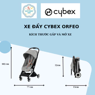 Xe đẩy du lịch gấp gọn Cybex Orfeo dùng cho bé từ sơ sinh đến 30KG tặng kèm Rain cover