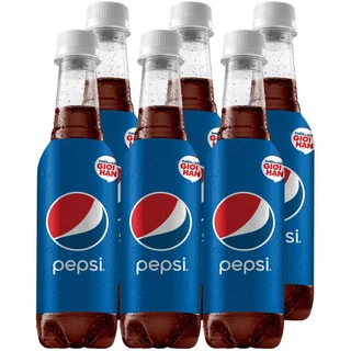 Lốc 6 chai nước ngọt Pepsi Cola 330ml